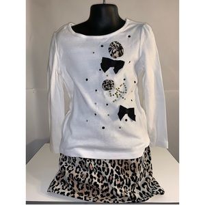 Leopard Skirt and Matching Top